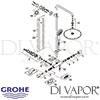 Grohe Rainshower System 310 Shower System Thermostat Spares